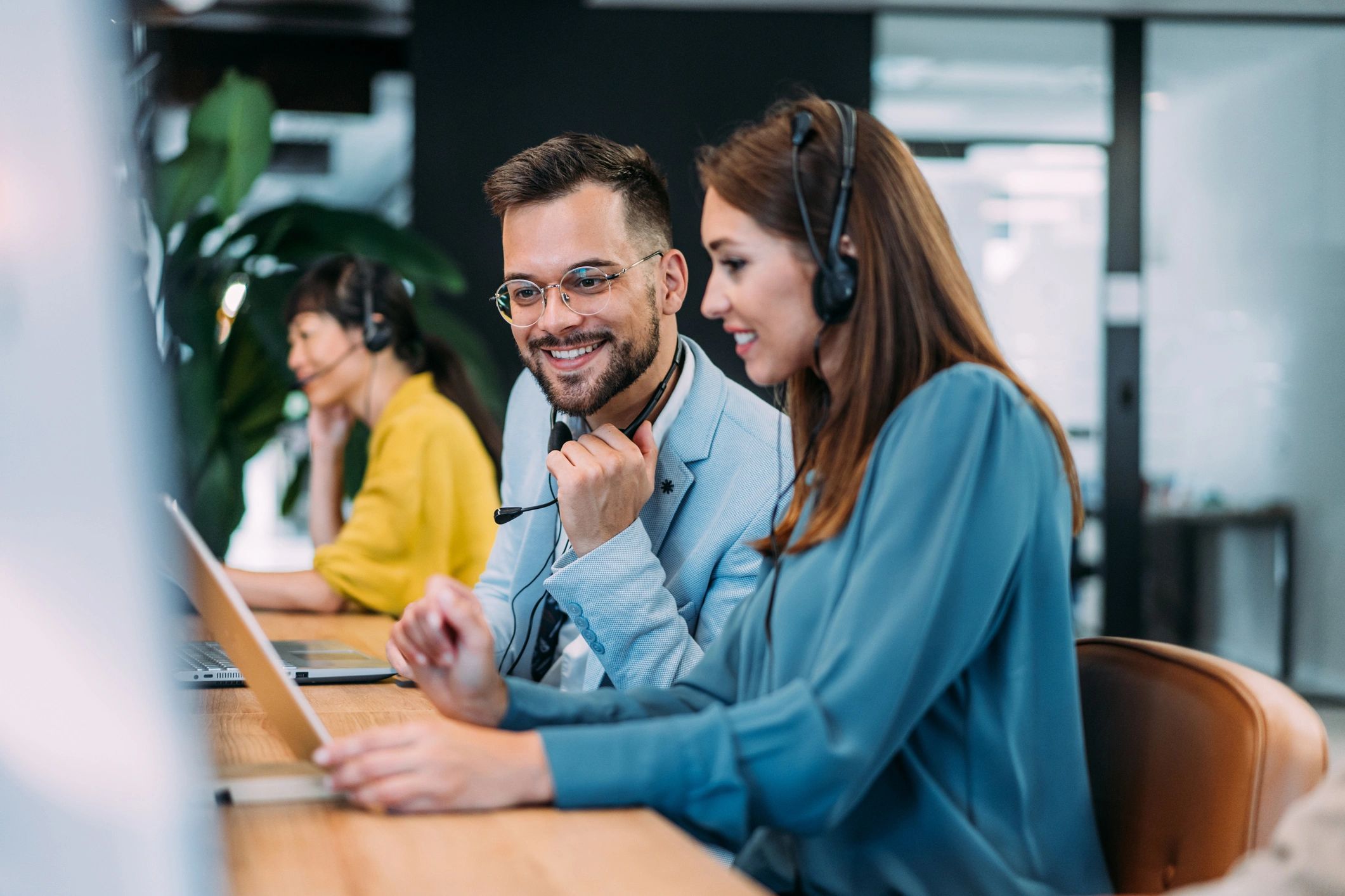call center team